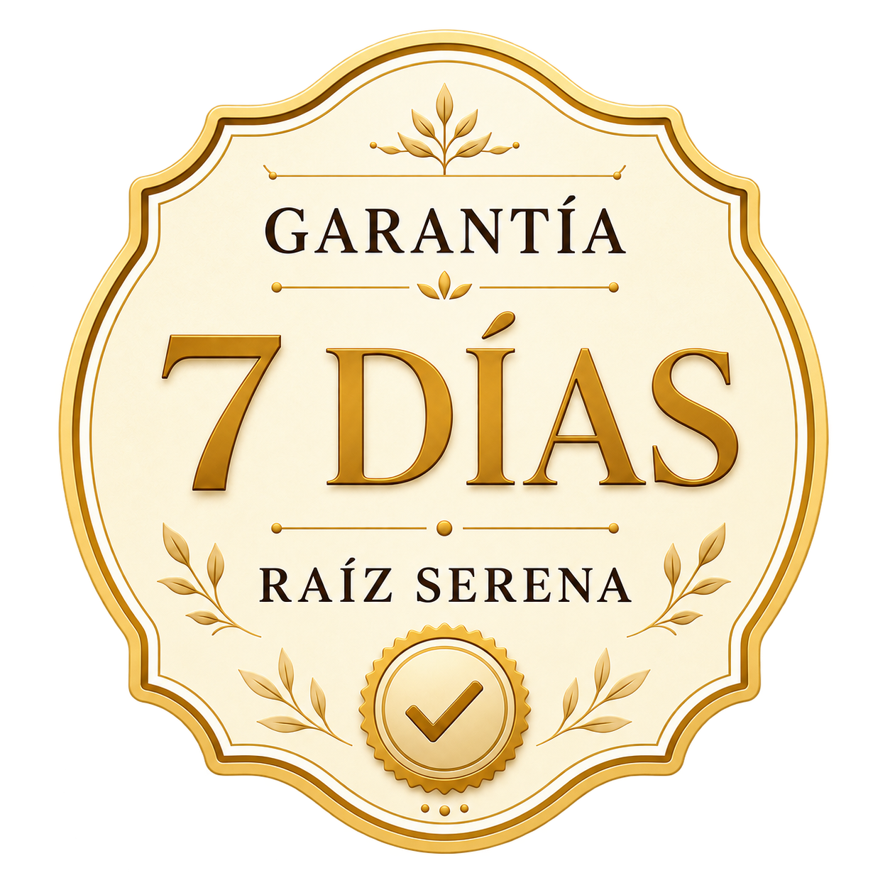 Sello Raíz Serena: garantía de 7 días